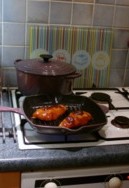 BBQ Chicken Cooking